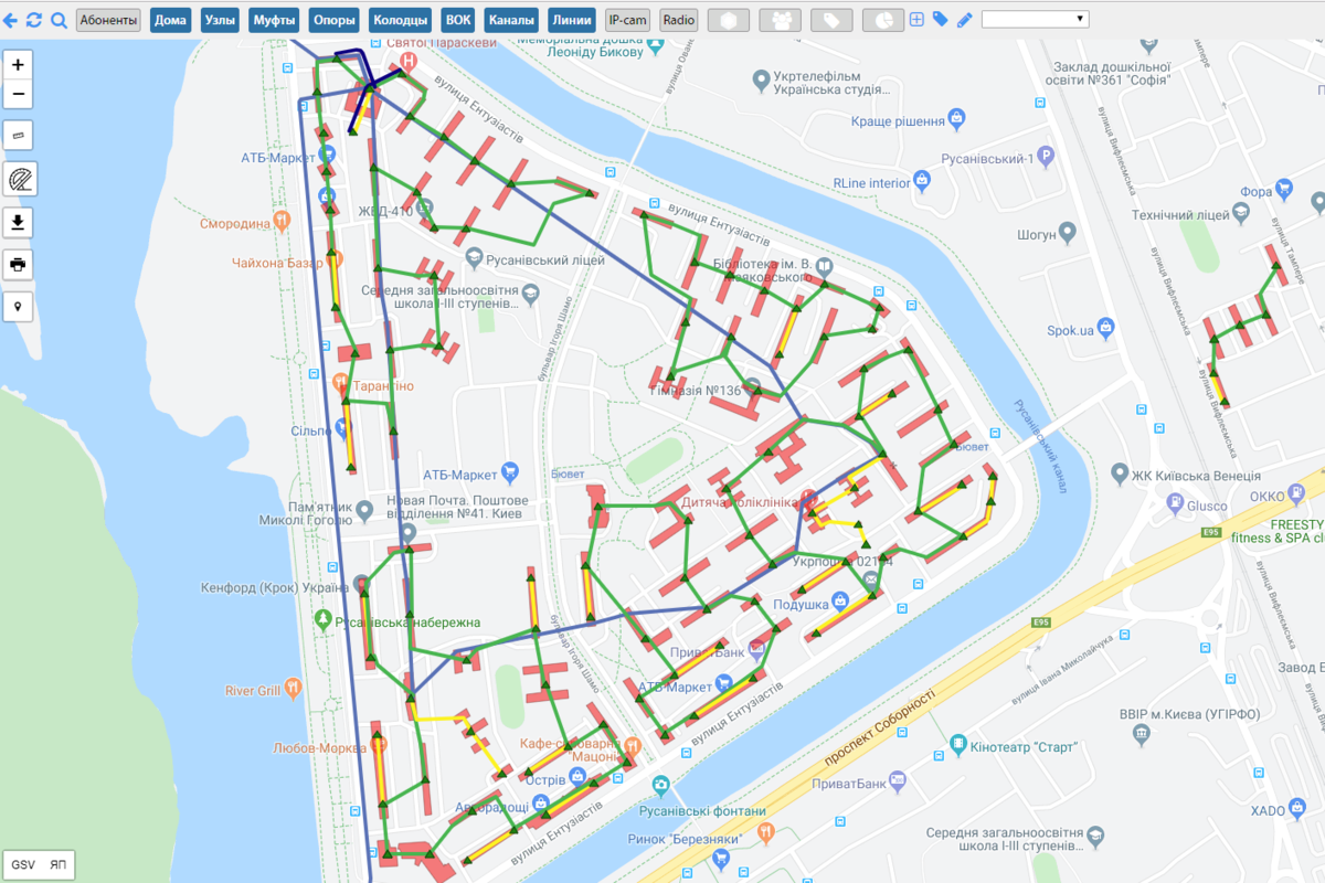 Солнечногорск карта транспорта